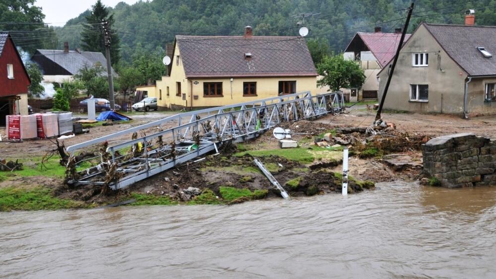 Povodeň v Bílém Kostele, foto: LK